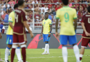 Com pênalti perdido por Vini Jr, Seleção Brasileira empata com Venezuela pelas Eliminatórias