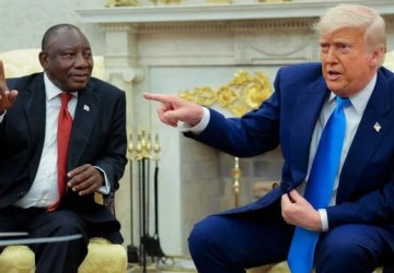 Trump pressiona presidente da África do Sul com acusações infundadas sobre 